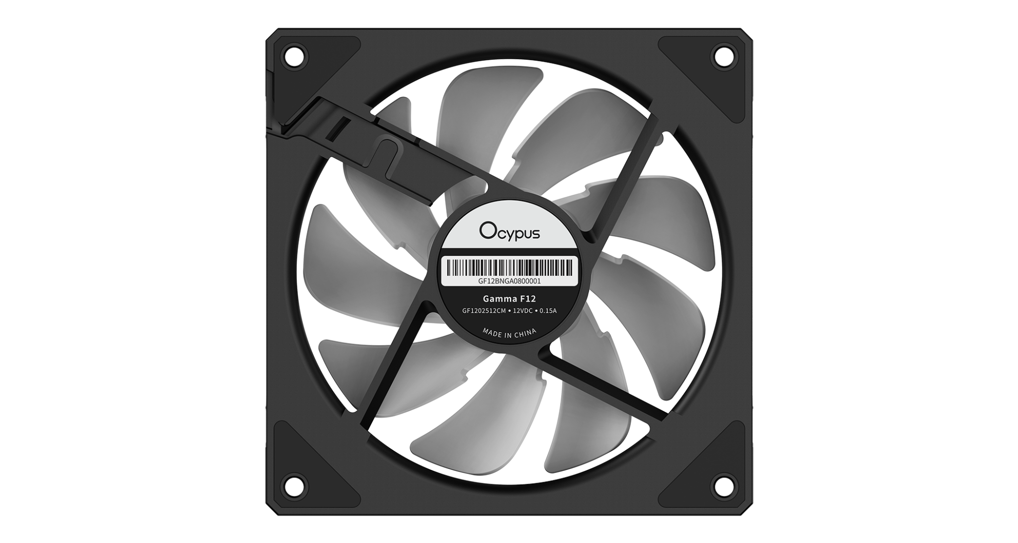 Fan Case Ocypus Industrial Gamma F12 ARGB Đen cận cảnh Fan Case Ocypus Industrial Gamma F12 ARGB Đen cận cảnh