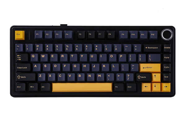 Phím Cơ Aula F75 (Reaper Switch Đen Xanh Đậm Cam) Không Dây