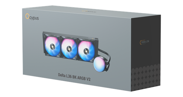 Tản nhiệt nước AIO Ocypus Delta L36 BK ARGB V2 Đen