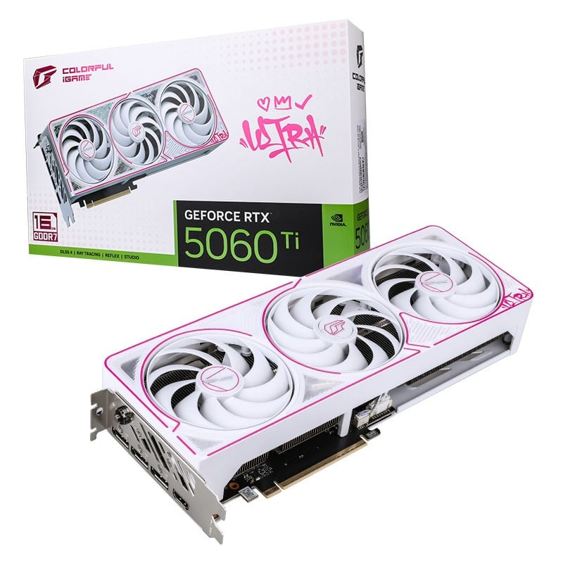 Card màn hình Colorful iGame GeForce RTX 5060 Ti Ultra W OC 16GB-V 16GB GDDR7