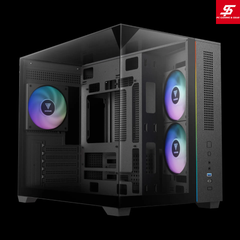 Vỏ Case Gamdias ATLAS M3M M-ATX Đen Sẵn 3 Fan ARGB