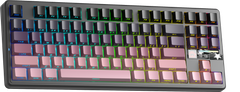 BÀN PHÍM CƠ GAMING AULA F87 PRO V2 (2643)  3 MODE (Phiên bản Đen hồng gradient/ X3 Switch)