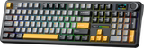 Phím Cơ Aula F108 Pro (Reaper Switch Đen Xám Vàng) Không Dây