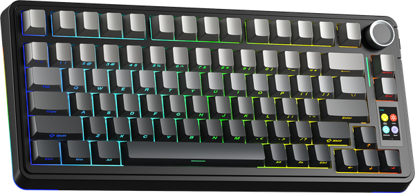 BÀN PHÍM CƠ GAMING AULA S75 PRO (2155) 3 MODE (Phiên bản màu Xám đen gradient/ Star Vector switch)