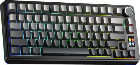 BÀN PHÍM CƠ S75 PRO 3 MODE (Xám đen gradient/ Star Vector switch)