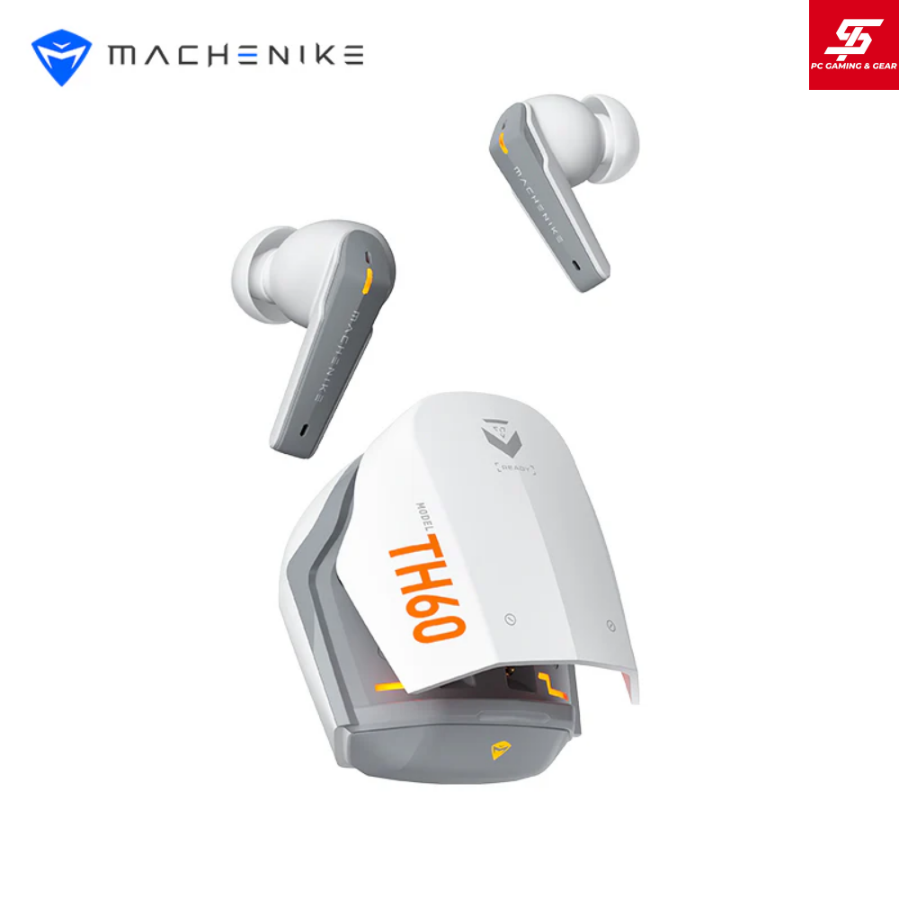 Tai nghe Machenike TH60 TWS Bluetooth (Earphones, Trắng)