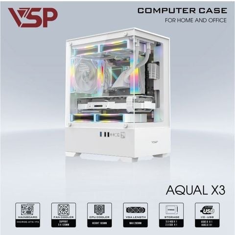 Vỏ Case VSP AQUAL X3 Trắng Vỏ Case VSP AQUAL X3 Trắng