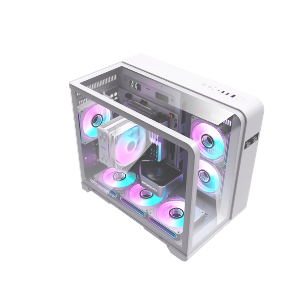 Vỏ Case DARKFLASH L280M M-ATX Trắng