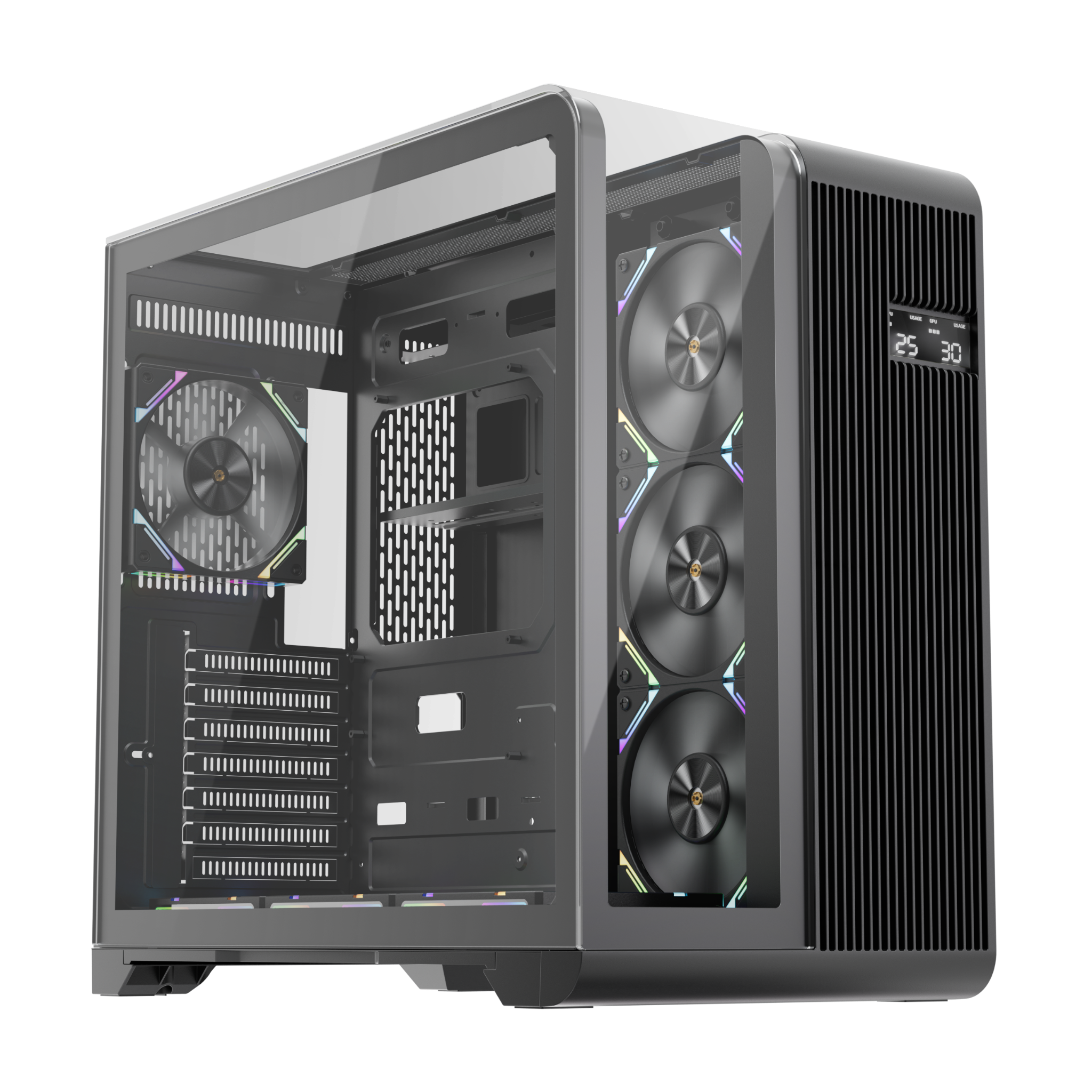 Vỏ Case 1STPLAYER RT7 ATX/M-ATX Đen