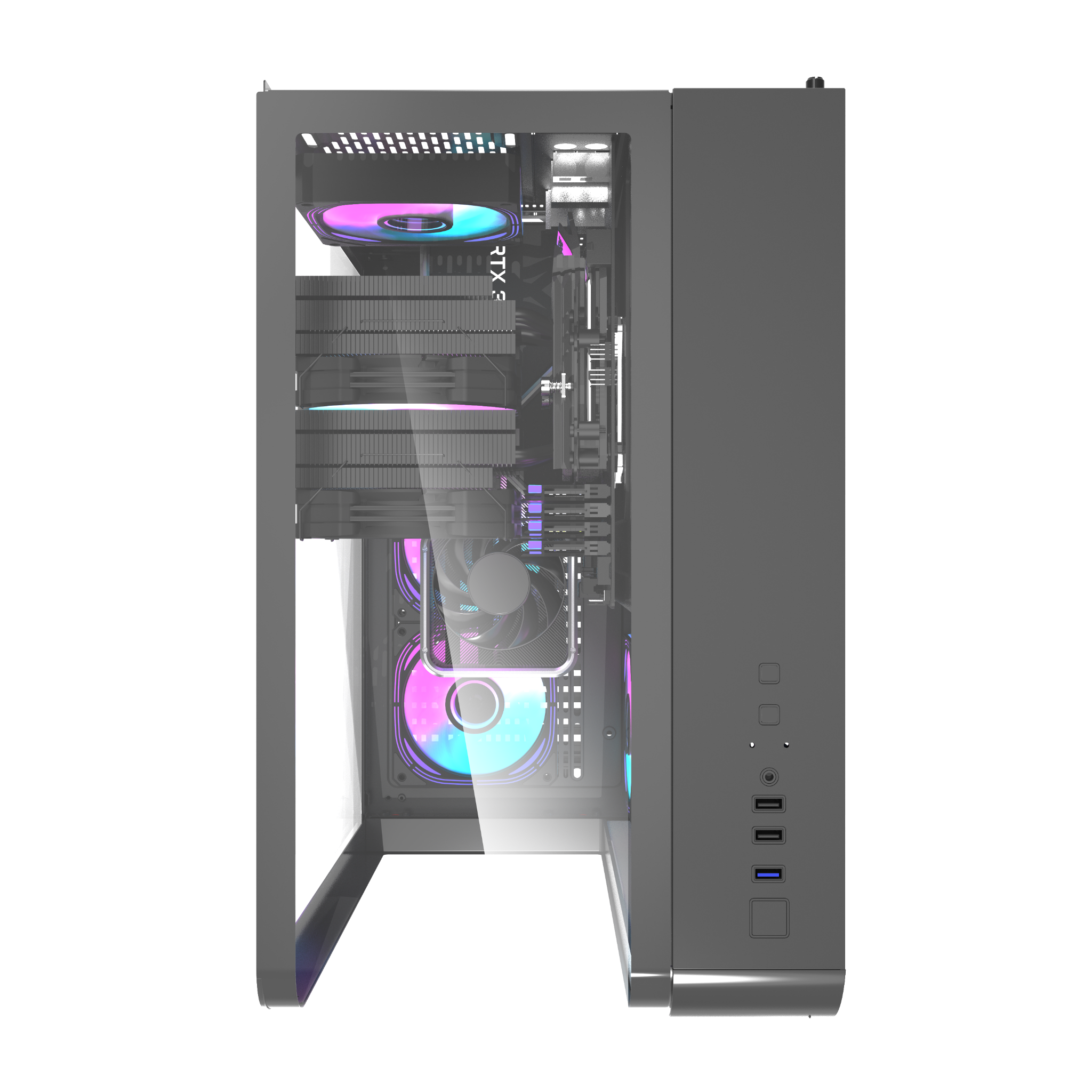 Vỏ Case DARKFLASH L280 ATX Đen