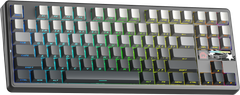 BÀN PHÍM CƠ GAMING AULA F87 PRO V2 (2629) 3 MODE (Phiên bản Xám đen gradient/ Grey Wood V4 Switch)