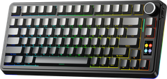 BÀN PHÍM CƠ GAMING AULA S75 PRO (2155) 3 MODE (Phiên bản màu Xám đen gradient/ Star Vector switch)