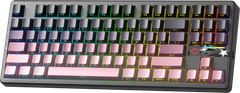 BÀN PHÍM CƠ GAMING AULA F87 PRO V2 (2643)  3 MODE (Phiên bản Đen hồng gradient/ X3 Switch)