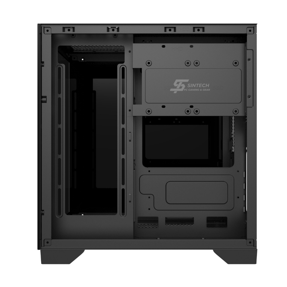 Vỏ Case EDRA ECS1503 M-ATX Đen