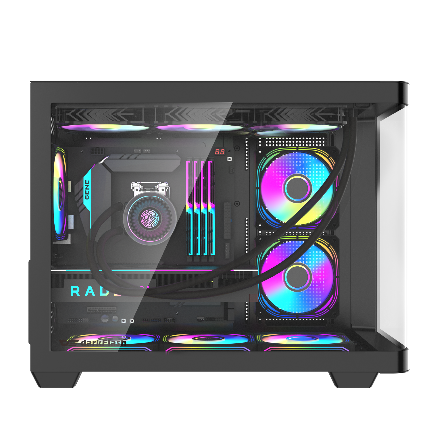 Vỏ Case DARKFLASH L285M M-ATX Đen