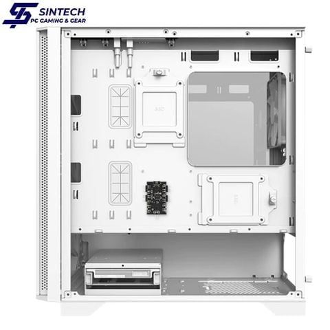 Vỏ Case Montech Air 100 ARGB M-ATX/Mid Tower Trắng Kèm 4 Fan ARGB
