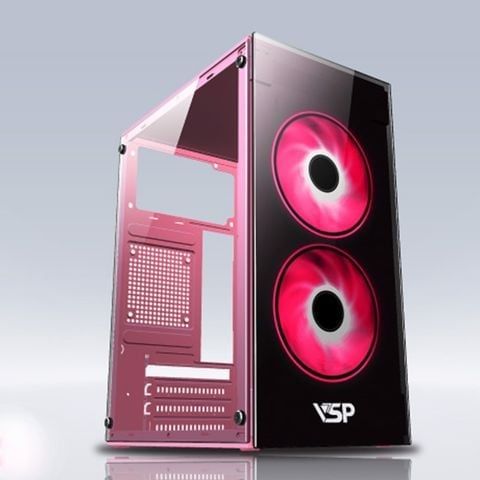 Vỏ Case VSP V212 M-ATX/ITX Hồng