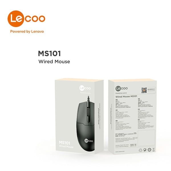 Chuột quang có dây Lecoo MS101 chính hãng tại Sintech