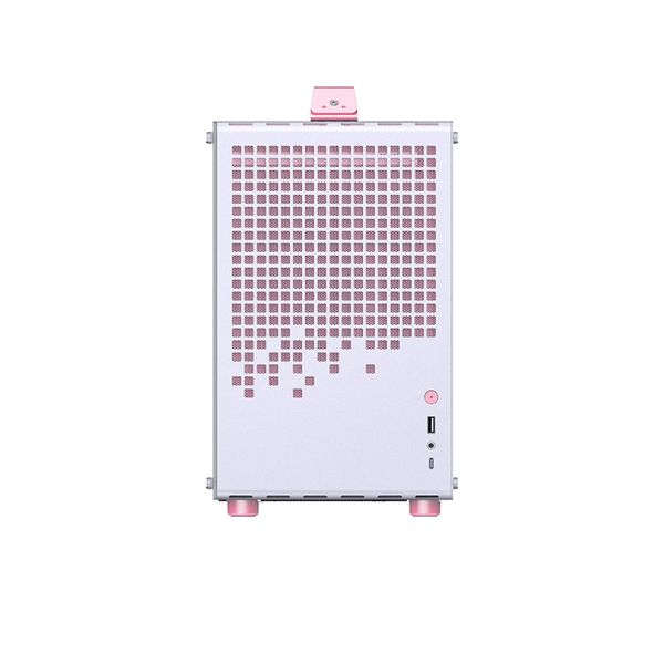 Vỏ Case JONSBO Z20 White Pink (Mini MATX, Màu Trắng Hồng)
