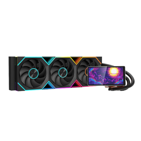 Tản nhiệt nước AIO Leopard Proflow 360 LCD ARGB Đen