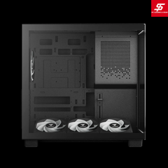 Vỏ Case Gamdias ATLAS M4 ATX Đen Sẵn 4 Fan ARGB