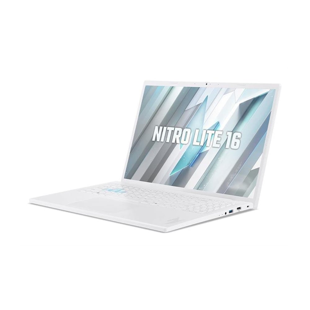 Laptop Acer Gaming Nitro Lite 16 NL16-71G-71FN NH.D5ASV.003 (Intel Core i7-13620H | RTX 4050 6GB | 16 inch WUXGA 180Hz | 16GB | 512GB | Win 11 | Trắng)
