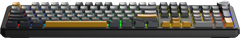 Phím Cơ Aula F108 Pro (Reaper Switch Đen Xám Vàng) Không Dây