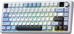 Bàn phím cơ AULA F75 MAX GAMING 3 MODE (Xanh + trắng + tím đậm/ Reaper switch)
