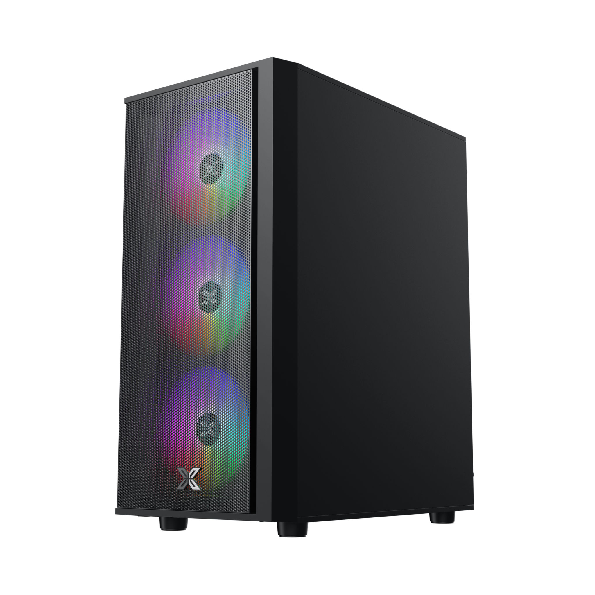 Vỏ Case Xigmatek MYX Air 3F Đen góc nhìn bên trong