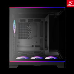 Vỏ Case Gamdias ATLAS P6 CG ATX Đen Sẵn 4 Fan ARGB