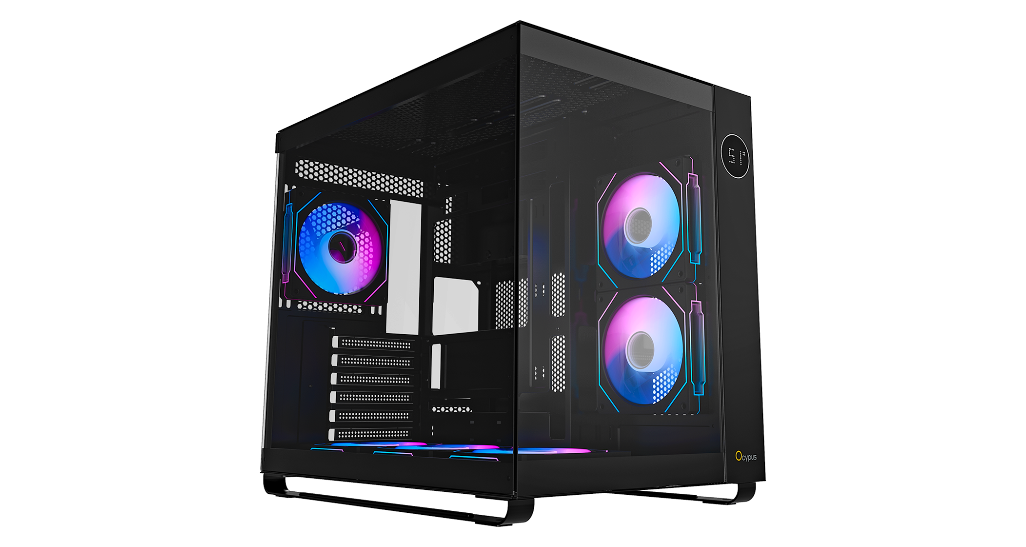 Vỏ Case Ocypus Iota C70 Đen Sẵn 3 Fan ARGB