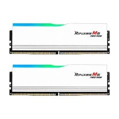 Ram GSkill Ripjaws M5 NEO RGB 32GB (16GB x 2) DDR5, 6000MHz (F5-6000J3636F16GX2-RM5NRK) Trắng