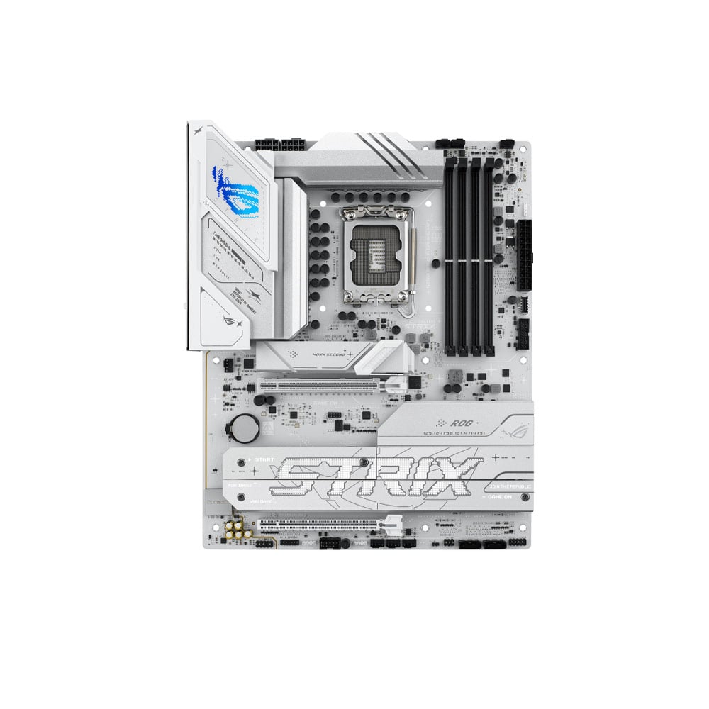 Thiết kế Mainboard Intel ASUS ROG Strix B860-A Wifi DDR5 Cổng kết nối và thiết kế Mainboard Intel ASUS ROG Strix B860-A Wifi DDR5