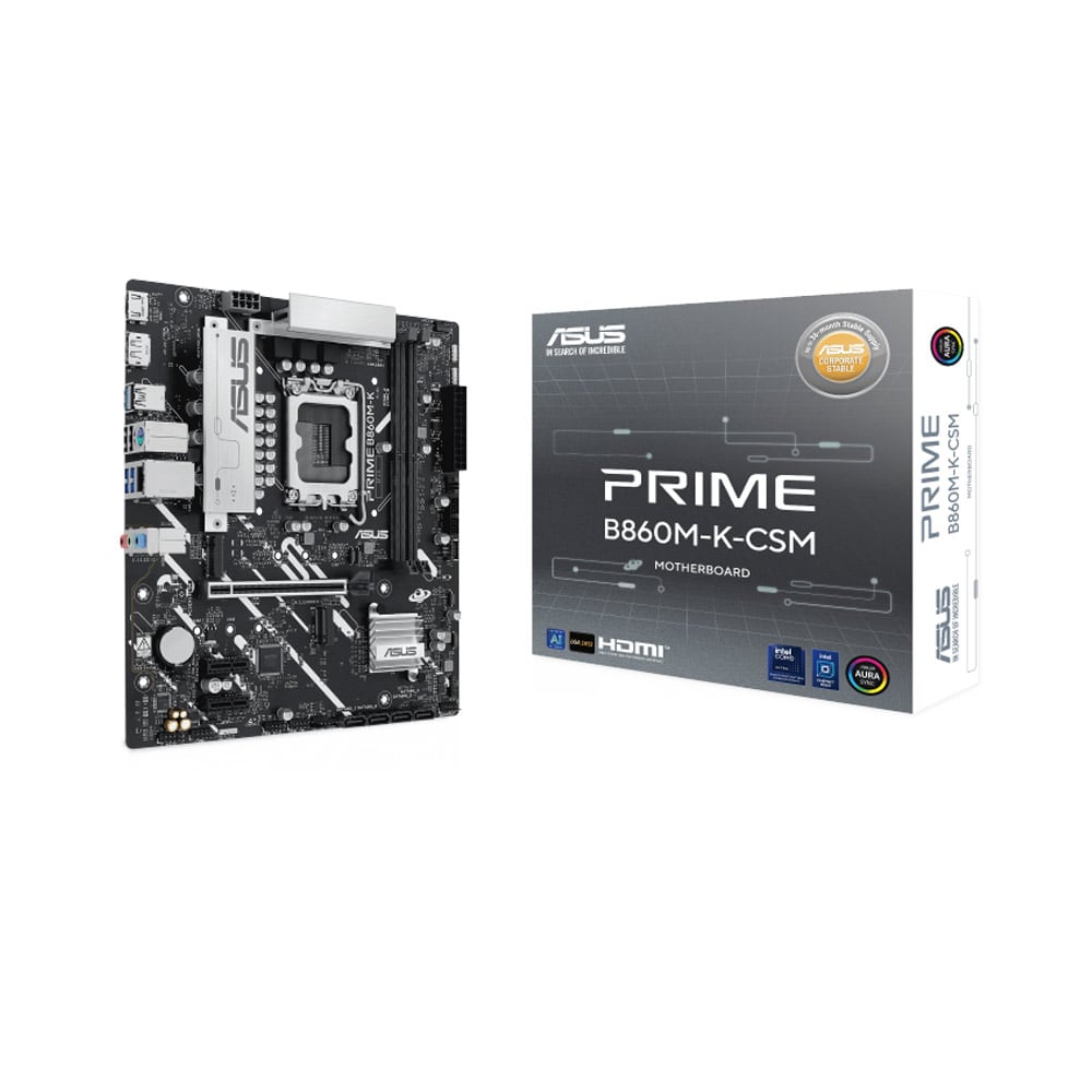Mainboard Intel Asus PRIME B860M-K-CSM DDR5 Mainboard Intel Asus PRIME B860M-K-CSM DDR5 mặt trước