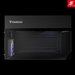 Vỏ Case Gamdias ATLAS M3M M-ATX Đen Sẵn 3 Fan ARGB