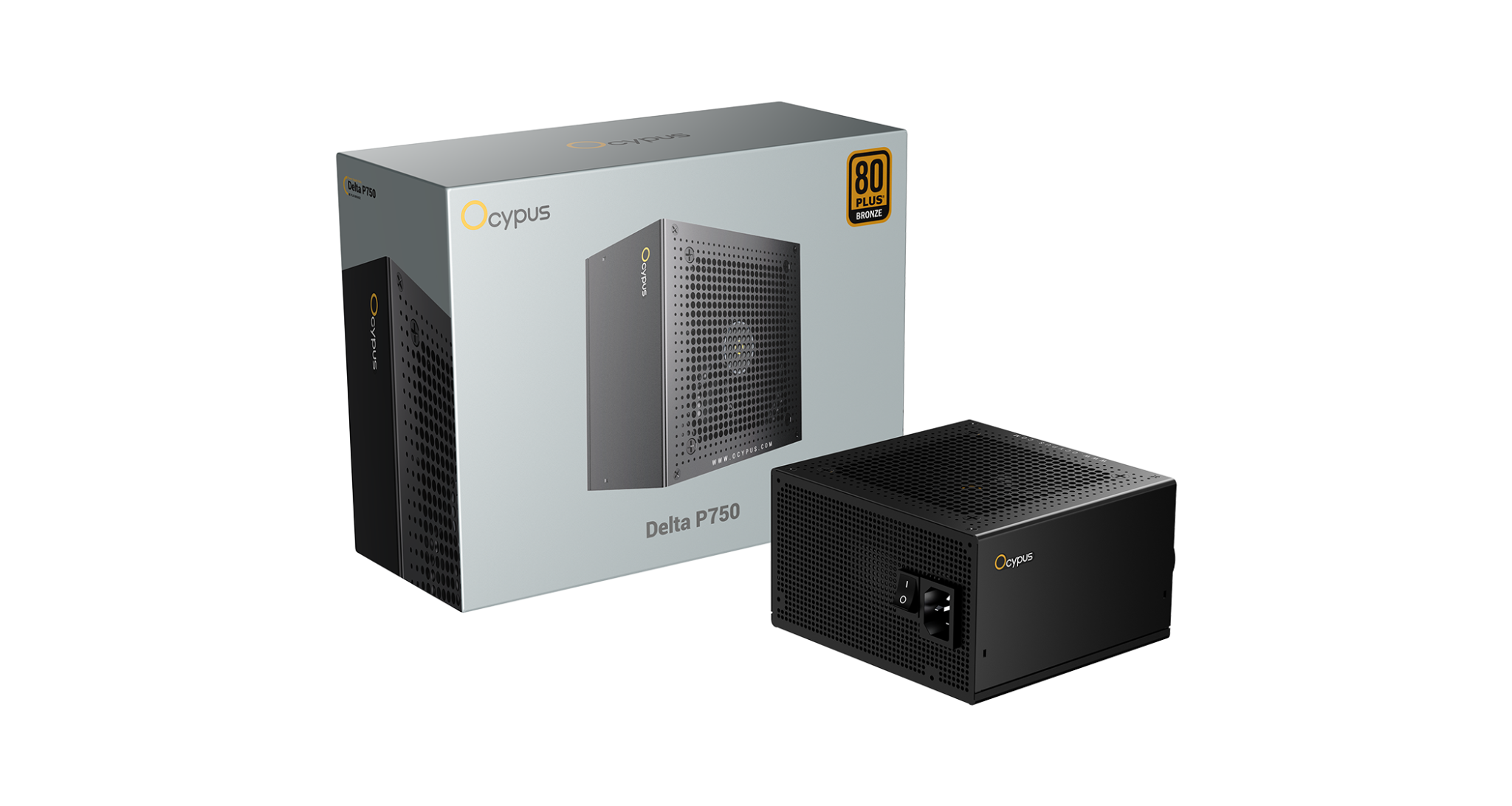 Nguồn Ocypus Delta P750 750W 80 Plus Bronze Đen
