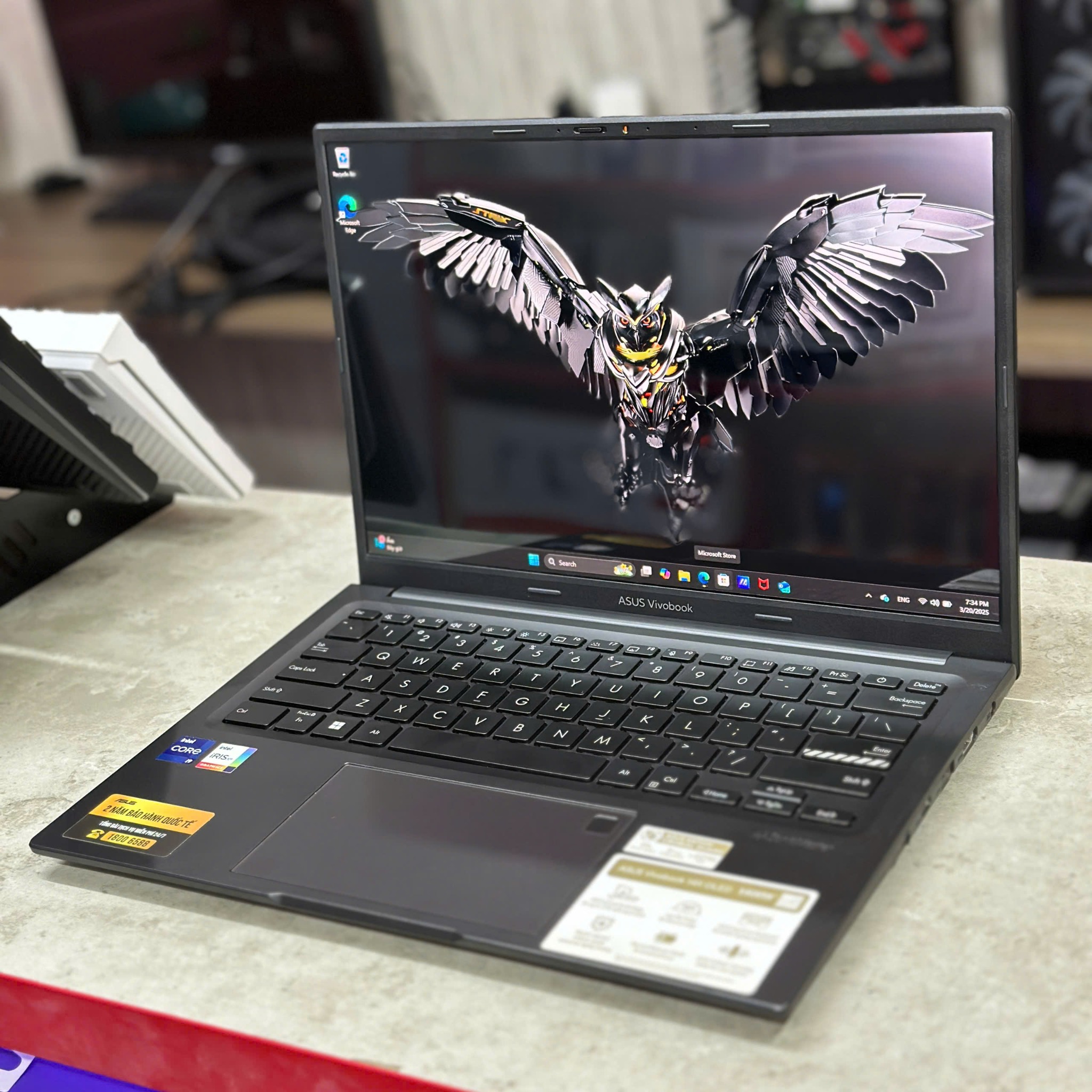 Laptop ASUS Vivobook 14X OLED S3405VA-KM071W (Core i9-13900H | 16GB | 512GB | Intel Iris Xe | 14 inch 2.8K OLED | Win 11 | Đen)
