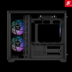 Vỏ Case Gamdias ATLAS M3M M-ATX Đen Sẵn 3 Fan ARGB