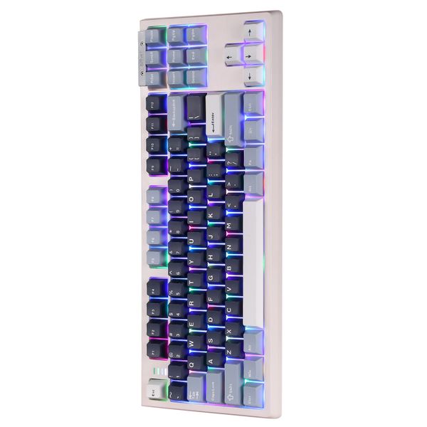 Phím Cơ Darmoshark TOP 98 Tri-mode RGB Trắng 3 Mode