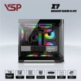 Vỏ Case AQUANAUT PRO GAMING X7 M-ATX/ITX Đen