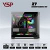 Vỏ Case AQUANAUT PRO GAMING X7 M-ATX/ITX Đen