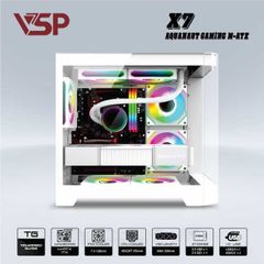 Vỏ Case AQUANAUT PRO GAMING X7 M-ATX/ITX Trắng