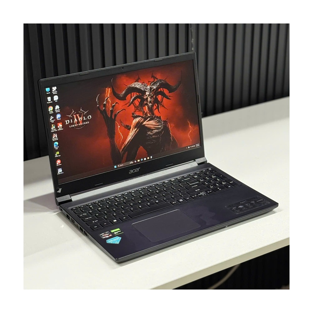 Laptop Acer Gaming Aspire 7 A715-42G-R4XX (Ryzen 5-5500U | 16GB | 256GB | GTX 1650 4GB | 15.6 inch FHD | Đen)
