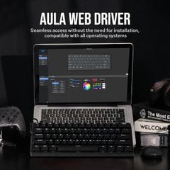 Phím Cơ Aula WIN60HE (Gray Wood Magnetic Switch Đen) Có Dây