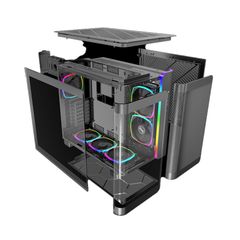 Vỏ Case Montech King 95 ATX/M-ATX/ITX Đen Kèm sẵn 6 Fan ARGB