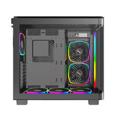 Vỏ Case Montech King 95 ATX/M-ATX/ITX Đen Kèm sẵn 6 Fan ARGB