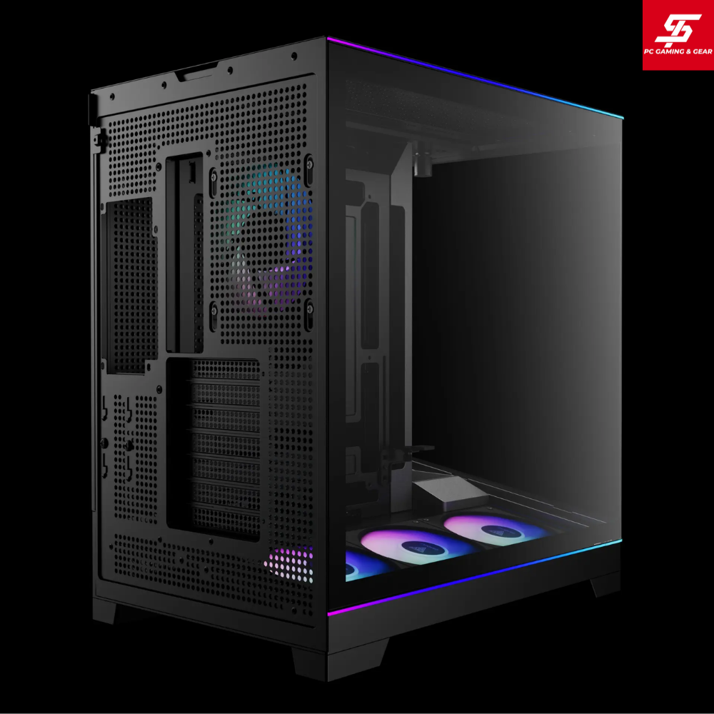 Vỏ Case Gamdias ATLAS P6 CG ATX Đen Sẵn 4 Fan ARGB