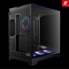 Vỏ Case Gamdias ATLAS P6 CG ATX Đen Sẵn 4 Fan ARGB
