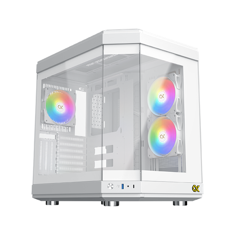 Vỏ Case XIGMATEK CUBI E-ATX/ATX/M-ATX/ITX Trắng