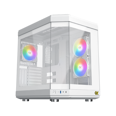 Vỏ Case XIGMATEK CUBI E-ATX/ATX/M-ATX/ITX Trắng